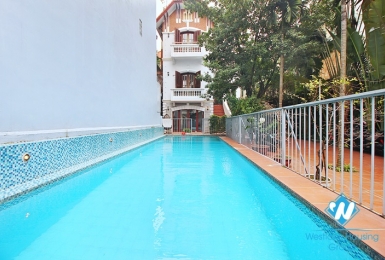Gorgeous swimming pool villa for rent on To Ngoc Van, Tay Ho